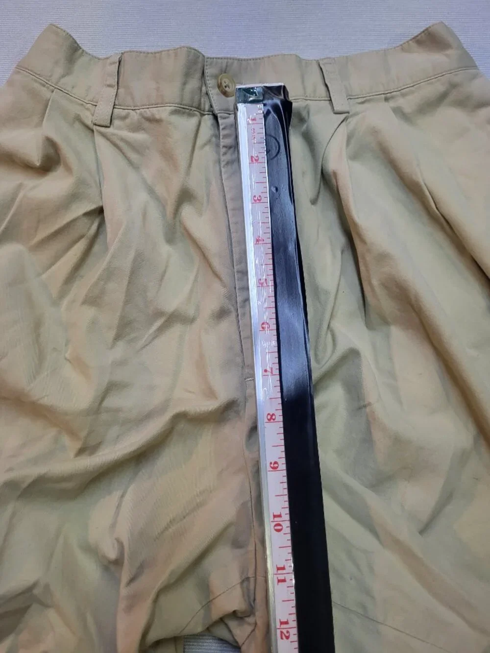 Polo Sport Ralph Lauren Women's Khaki Pleated Shorts Size 6 100% Cotton - Picture 9 of 10